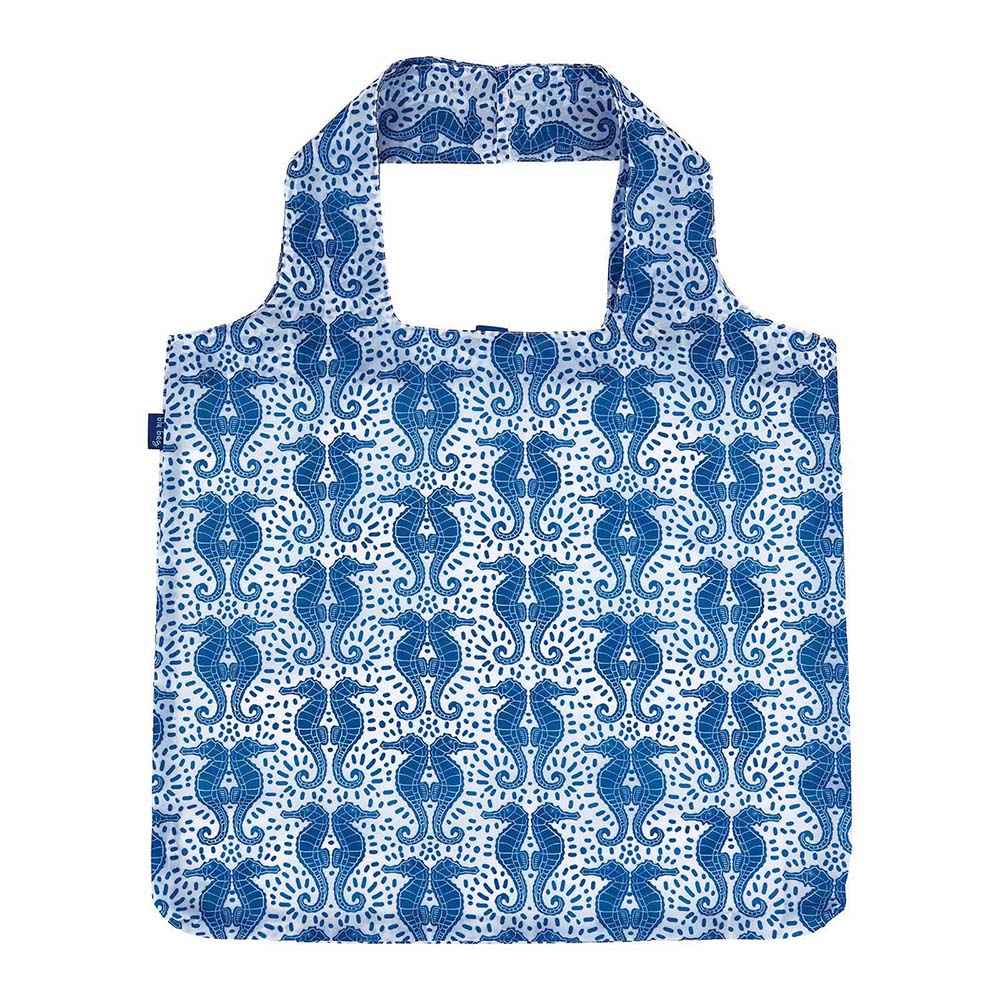 SEAHORSES blu Bag Reusable Shopper Tote