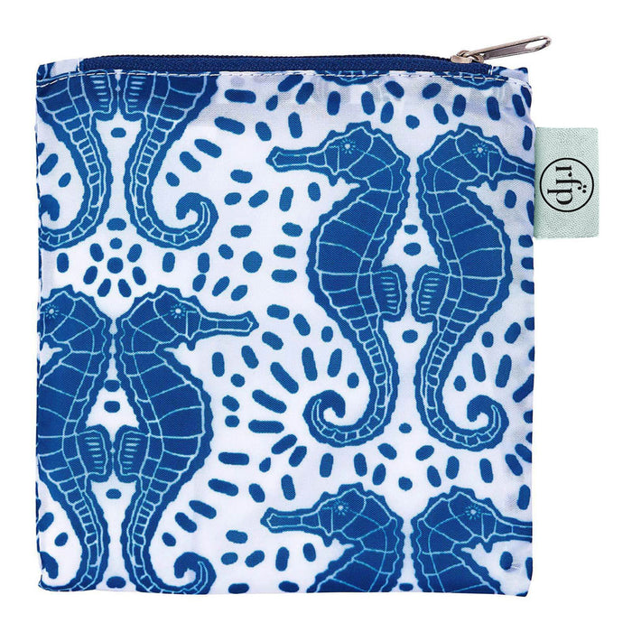Seahorses blu Reusable Shopping Bag