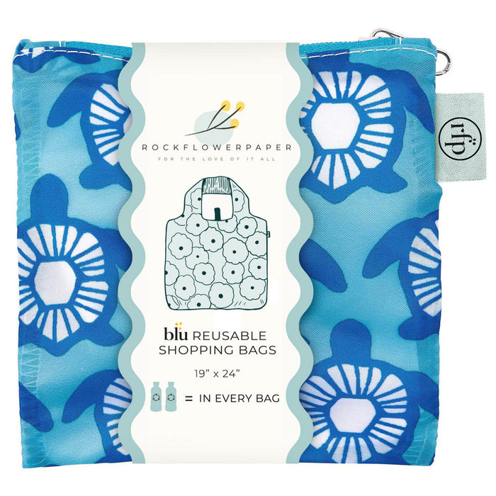 Turtles blu Reusable Shopping Bag