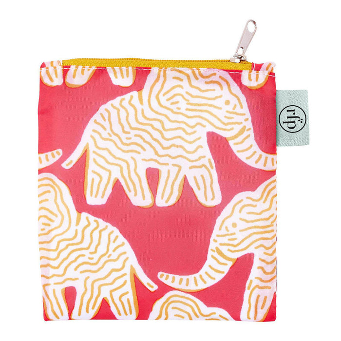 Elephants blu Reusable Shopping Bag