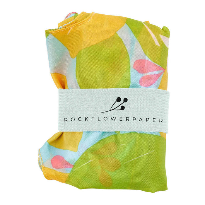 Lemon Blossoms blu Reusable Shopping Bag