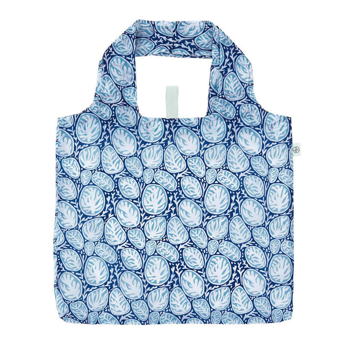Coral Garden blu Reusable Shopping Bag