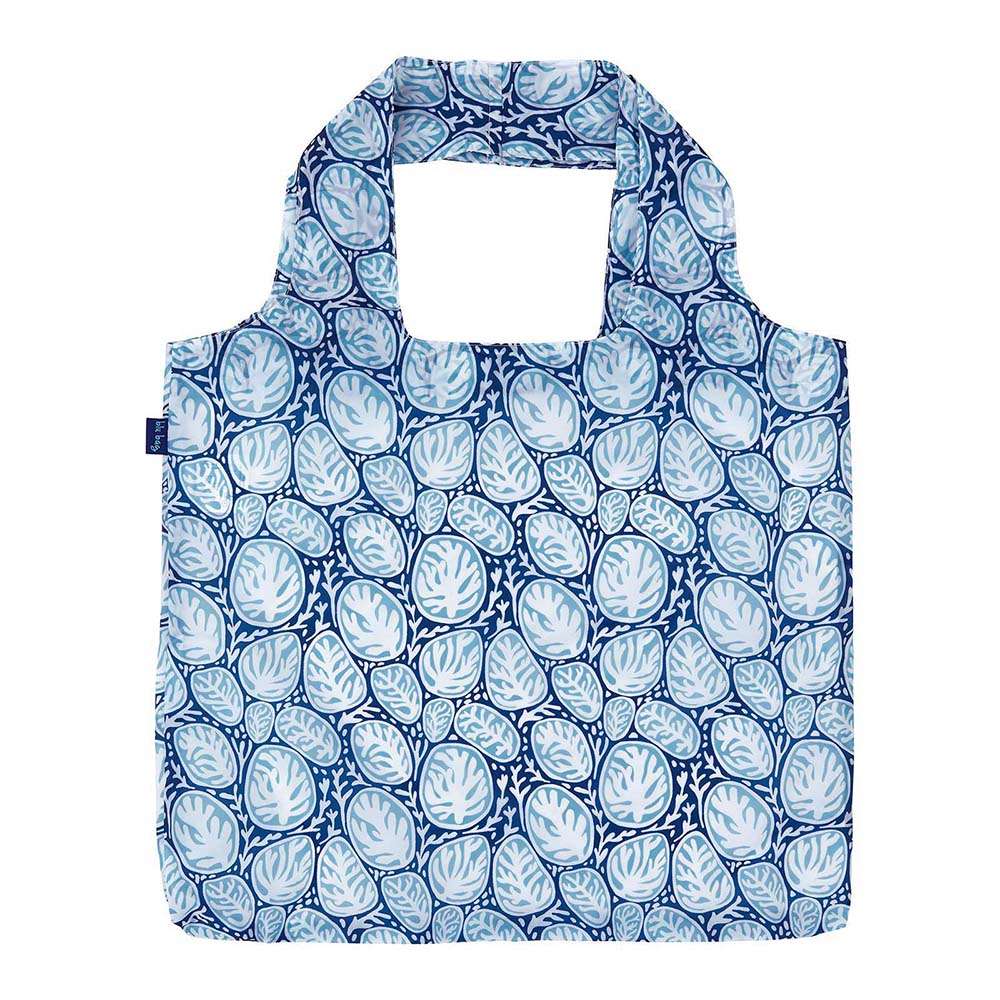 CORAL GARDEN blu Bag Reusable Shopper Tote