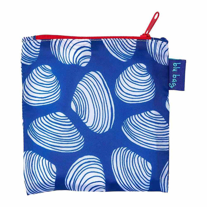 CLAMSHELLS NAVY blu Bag Reusable Shopper Tote (Available: 01/31/2025)