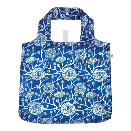Camellia Blue blu Reusable Shopping Bag