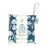 Mushrooms blu Reusable Shopping Bag