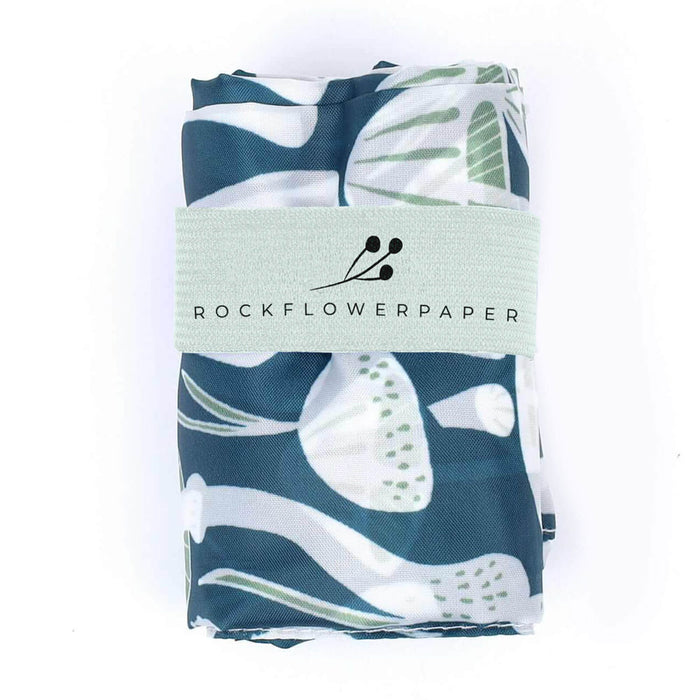 Mushrooms blu Reusable Shopping Bag