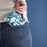 Mushrooms blu Bag Reusable Shopper Tote