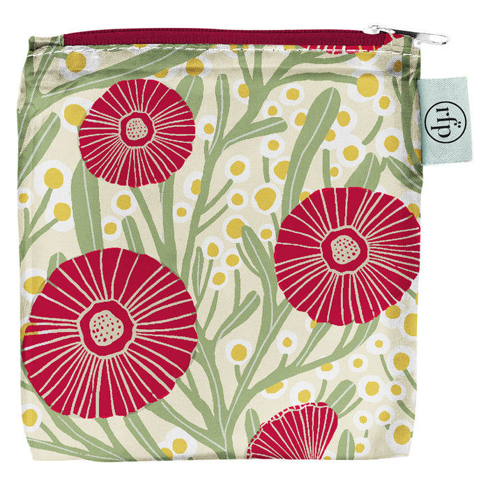 Camellia Bouquet blu Reusable Shopping Bag