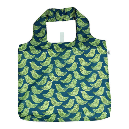 Woodland Birds blu Reusable Shopping Bag