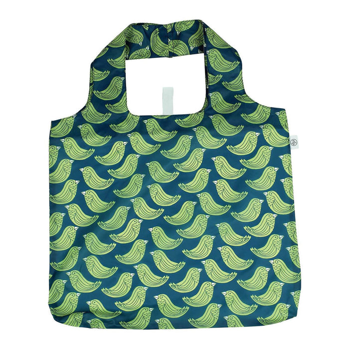 Woodland Birds blu Reusable Shopping Bag