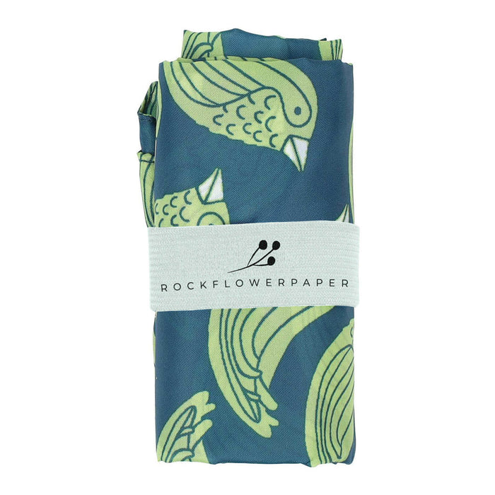 Woodland Birds blu Reusable Shopping Bag