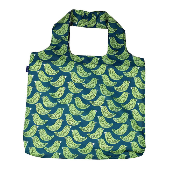 Woodland Birds blu Bag Reusable Shopper Tote