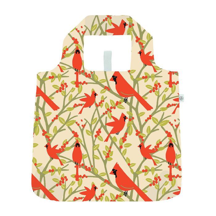 Cardinal Birds blu Reusable Shopping Bag