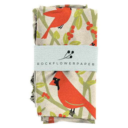 Cardinal Birds blu Reusable Shopping Bag