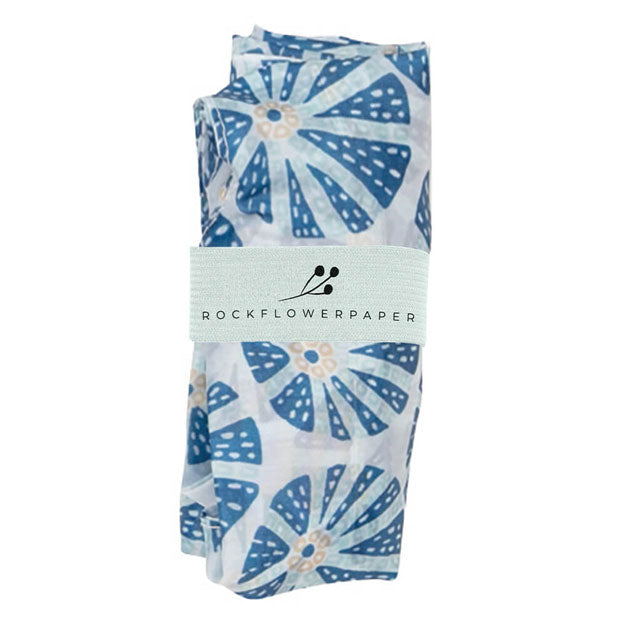 Sea Urchin Blue blu Reusable Shopping Bag