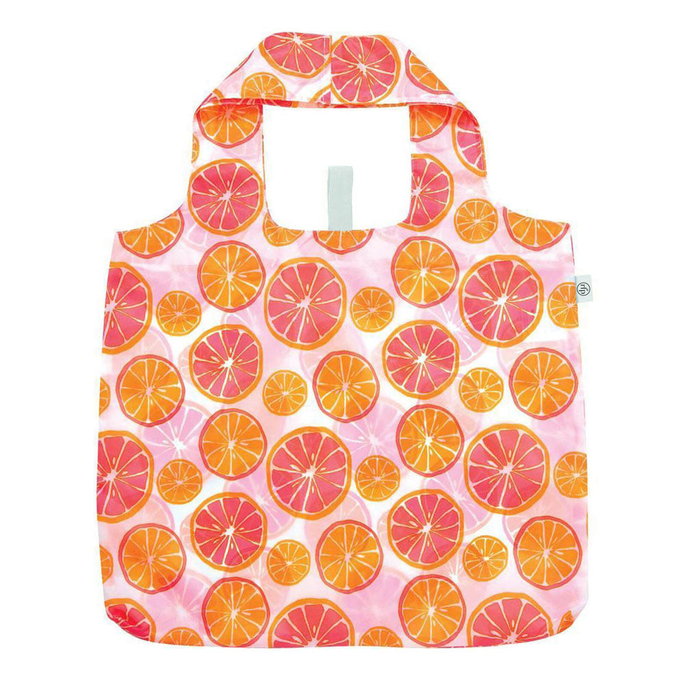 Citrus Red blu Reusable Shopping Bag