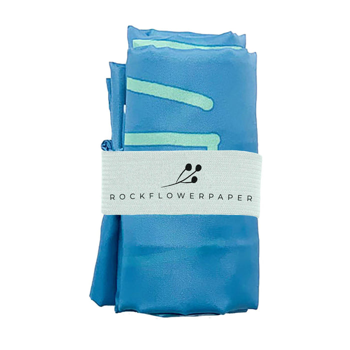 Save the Ocean blu Reusable Shopping Bag