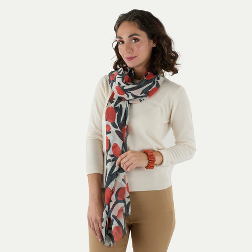 SOFTBLOOM RED Featherweight Scarf