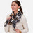 POPPIES BLACK Featherweight Scarf