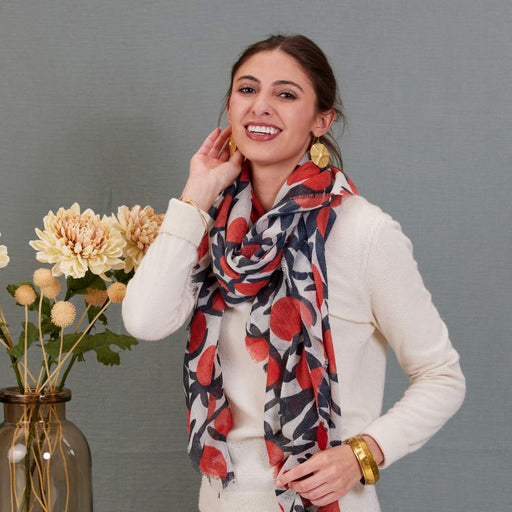 SOFTBLOOM RED Featherweight Scarf
