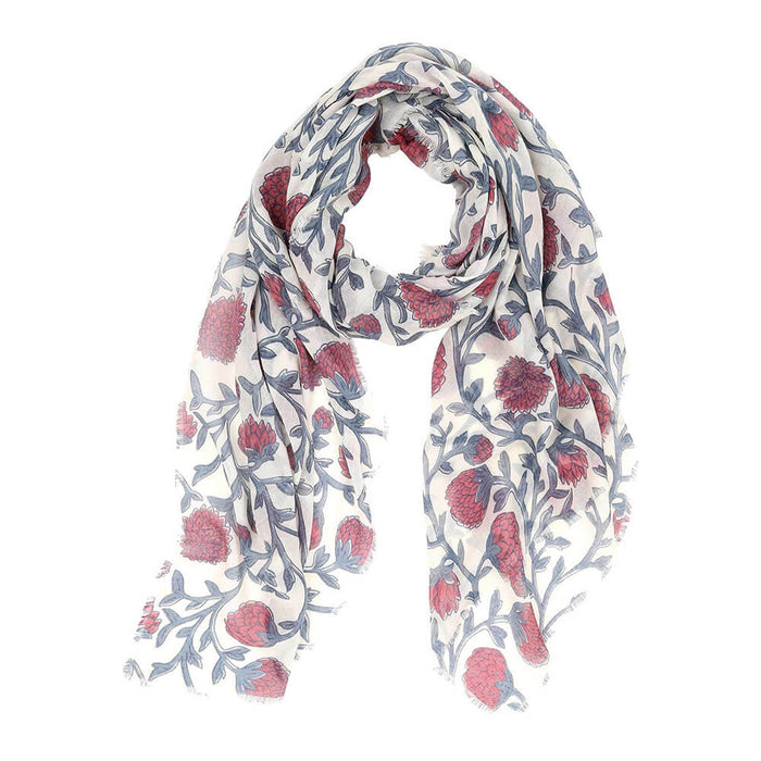 Ainsely Burgundy Featherweight Scarf