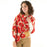 Poppies Red Reversible Wrap Scarf