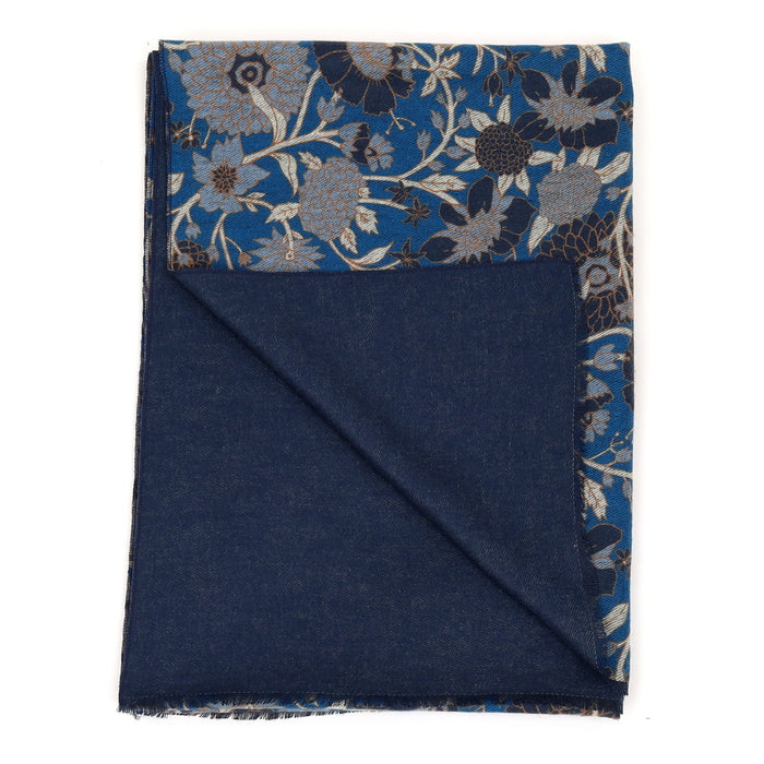 Capri Blue Reversible Wrap Scarf