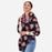 TULIP BLACK Reversible Wrap Scarf