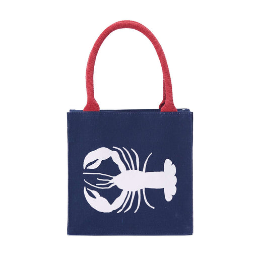 LOBSTER NAVY Itsy Bitsy Reusable Gift Bag Tote