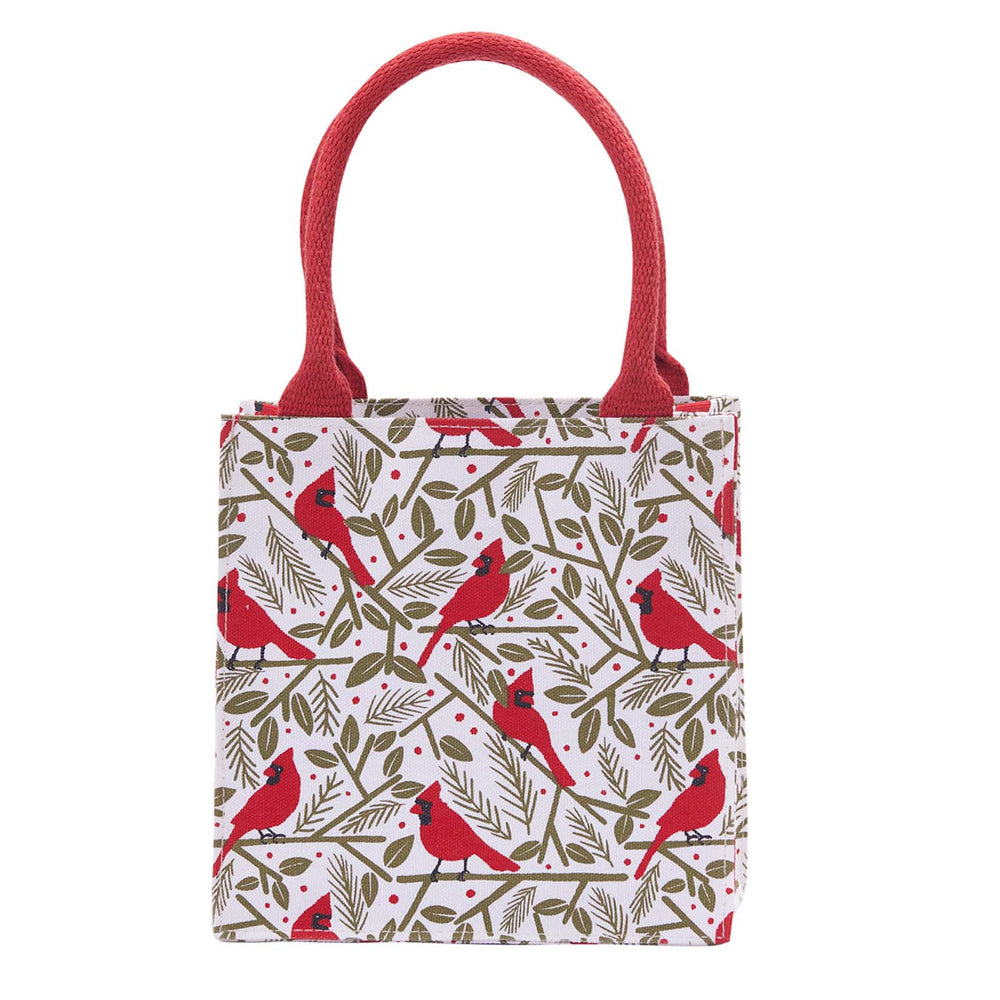 CARDINAL Itsy Bitsy Reusable Gift Bag Tote (AVAILABLE: 10/27/2023)