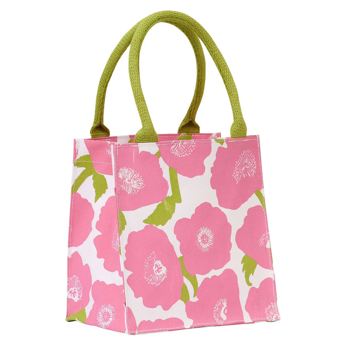 POPPY PINK Itsy Bitsy Reusable Gift Bag Tote