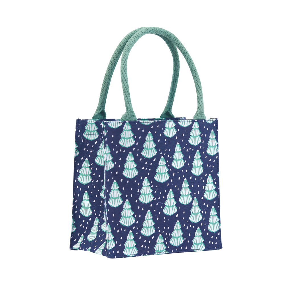 WINTER TREES Itsy Bitsy Reusable Gift Bag Tote (Available: 10/07/24)