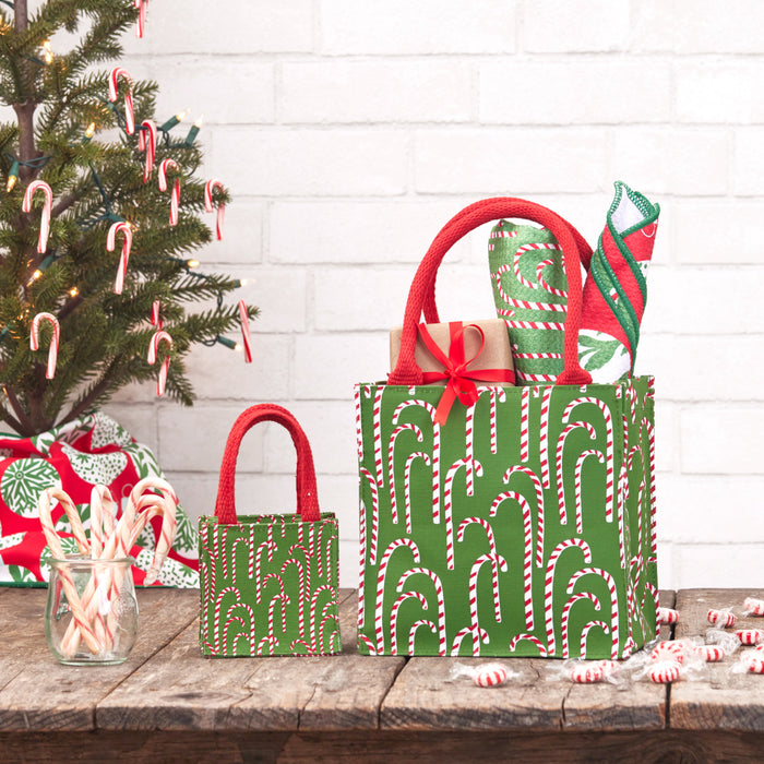Candy Canes  Reusable Itsy Bitsy Gift Bag