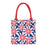 STRAW SUNFLOWER RED Itsy Bitsy Reusable Gift Bag Tote