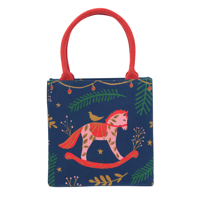 HOLIDAY HORSE Itsy Bitsy Reusable Gift Bag Tote (Available: 09/23/24)