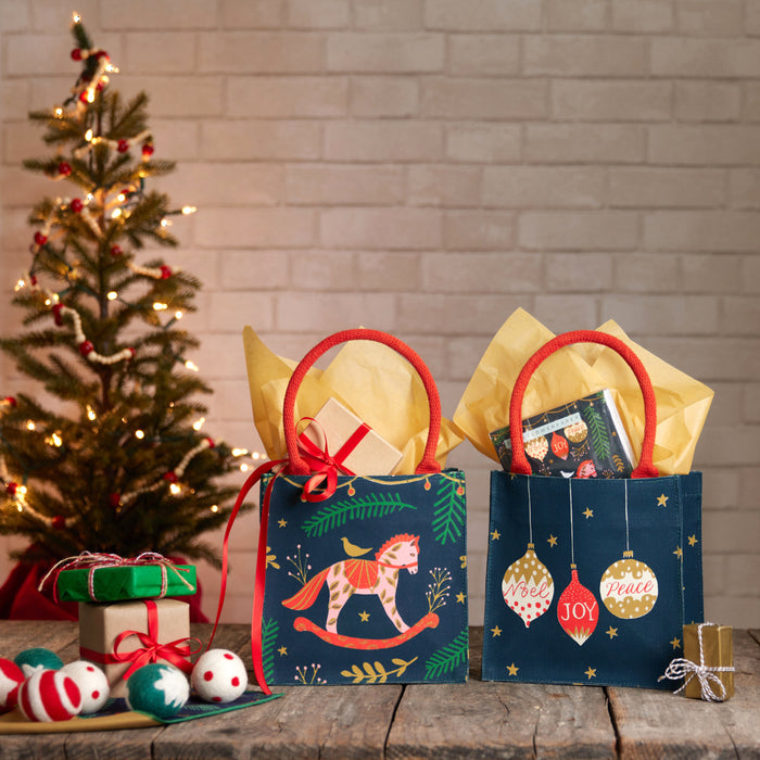 HOLIDAY HORSE Itsy Bitsy Reusable Gift Bag Tote (Available: 09/23/24)