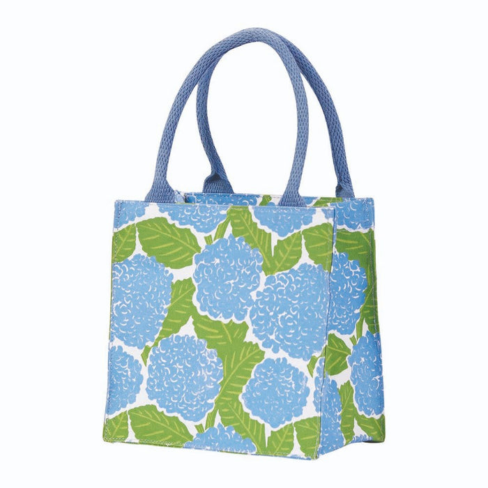 BLUE HYDRANGEA Itsy Bitsy Reusable Gift Bag Tote