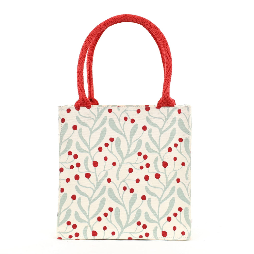 Scarlet Mistletoe Reusable Itsy Bitsy Gift Bag