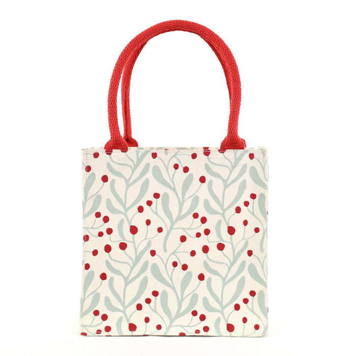 Scarlet Mistletoe Reusable Itsy Bitsy Gift Bag