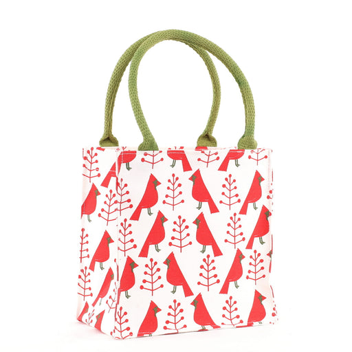Cardinal & Tree Itsy Bitsy Reusable Gift Bag Tote