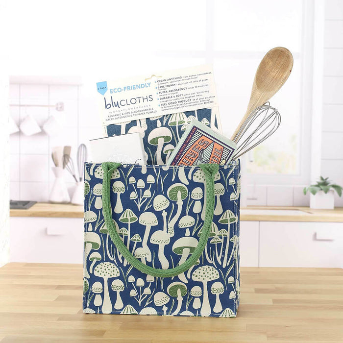 Mushrooms Itsy Bitsy Reusable Gift Bag Tote