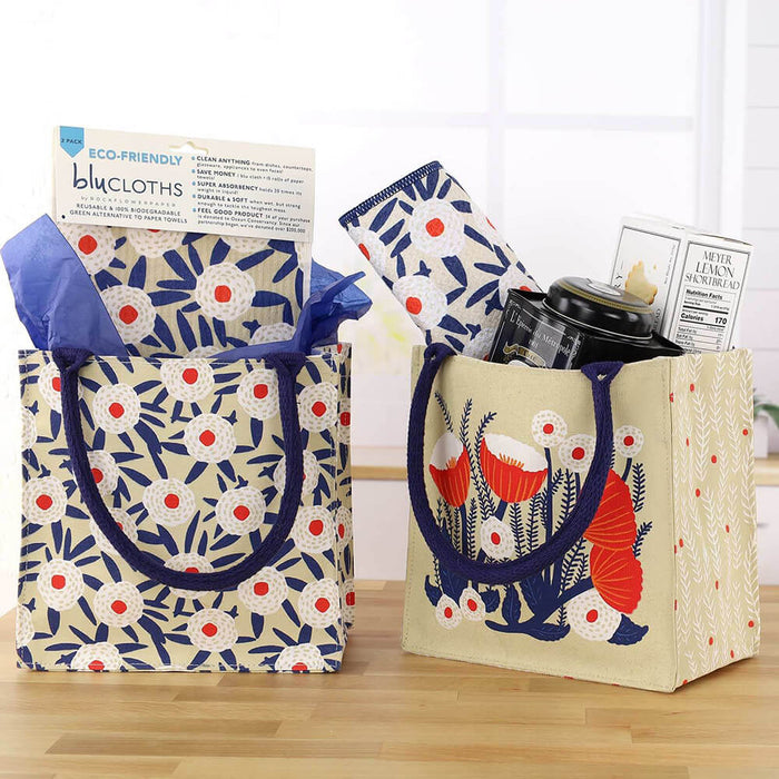 Buttercup Blooms Itsy Bitsy Reusable Gift Bag Tote