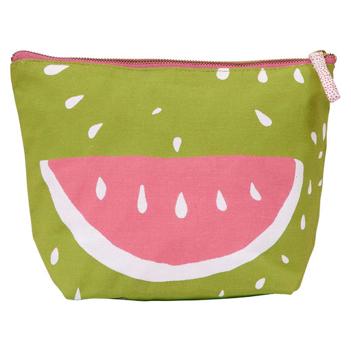 Watermelon Large Canvas Pouch