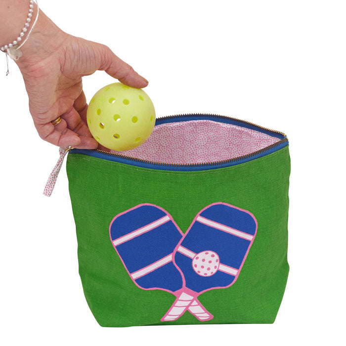 PICKLEBALL GREEN Pouch, Large (Available: 06/07/2024)
