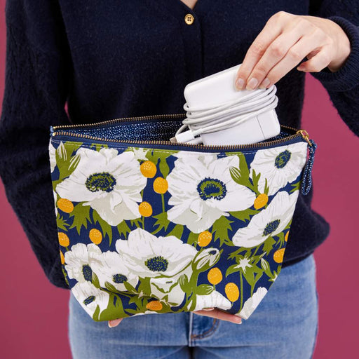 ANEMONE POPPY Pouch, Large