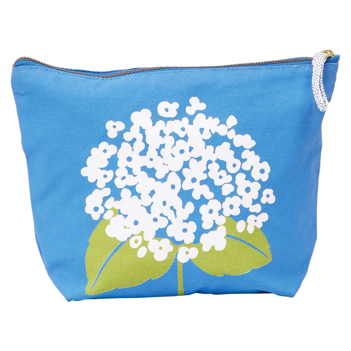Hydrangea Sola Large Canvas Pouch