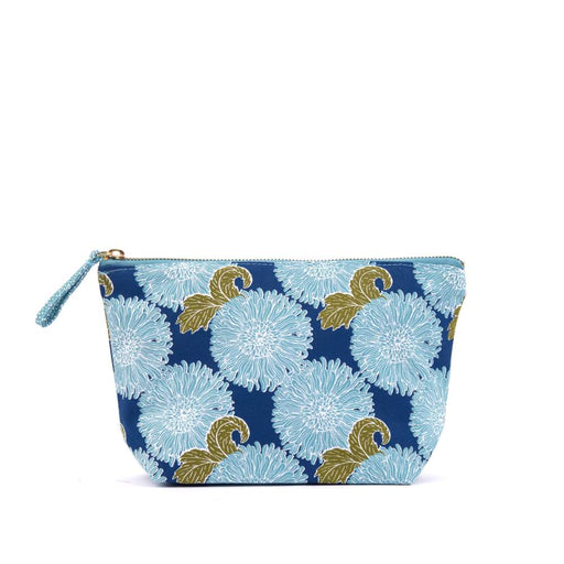 Chrysanthemum Flower Medium Canvas Pouch