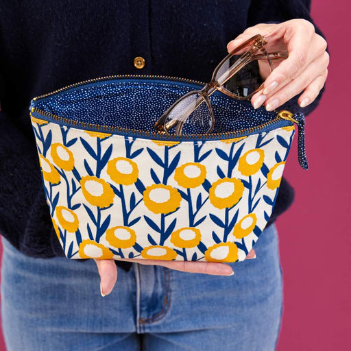 GOLDEN GLOW YELLOW Pouch, Medium