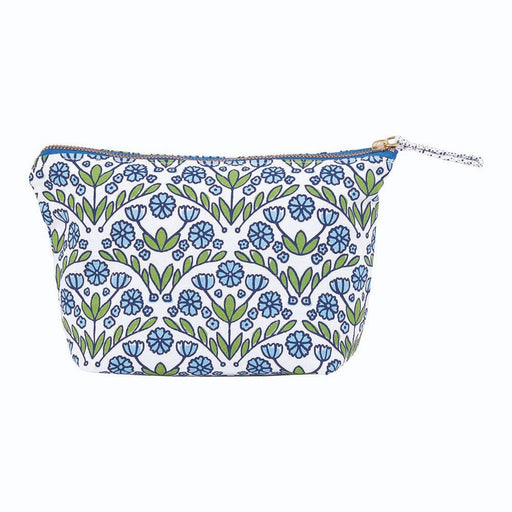 Blaire Blue Medium Canvas Pouch